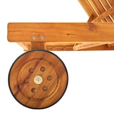 thumbnail of Tumbona de jardín con cojín madera maciza de acacia