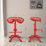 thumbnail of Banco de bar Butch vermelho