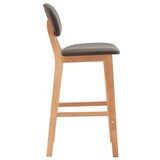 thumbnail of vidaXL Barhocker 2 Stk. Taupe Stoff