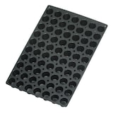 thumbnail of LACOR Moule en silicone platine NOIR 60x40 pour MINI MUFFIN 70 cavités 45x30 mm, 40 ml