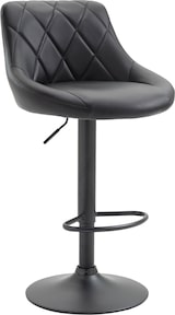 thumbnail of CHEFGASTRO Barhocker CAPE VERDE Kunstleder Schwarz HxBxT 83x46x49cm Kunstleder Schwarz Barstuhl