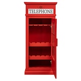 thumbnail of Cantinetta Portabottiglie in stile cabina telefonica inglese in legno