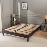 thumbnail of Sommier à lattes en bois  2 places  Coloris Gris anthracite  Livré en kit  200x200 cm KIT15 OLYMPE LITERIE