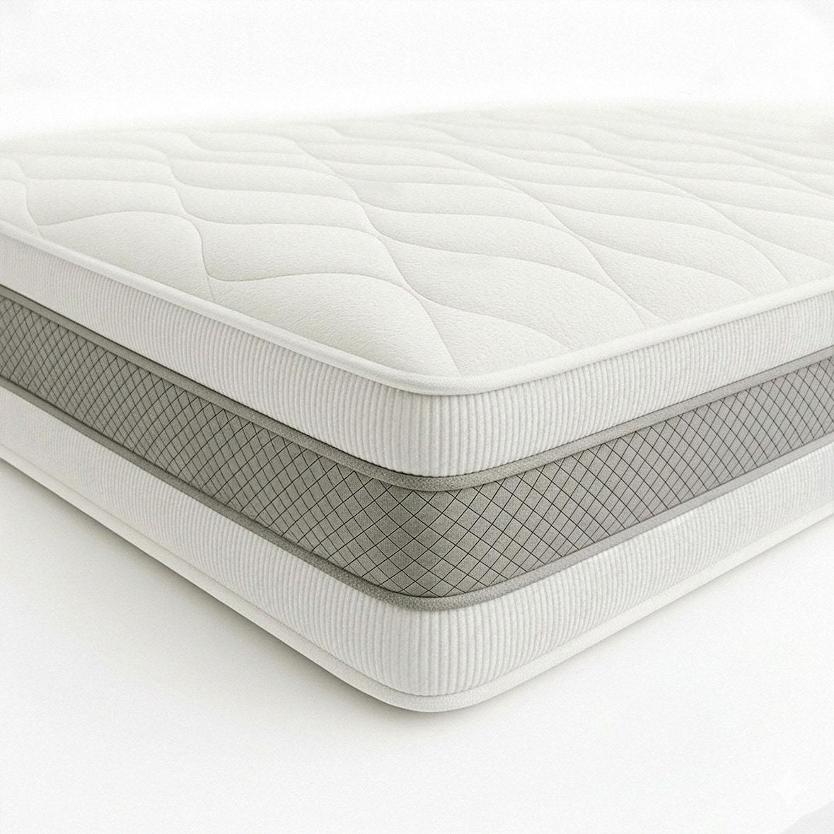 The White Stone Orthopedic Memory Mattress H20 cm | Zoned | Breathable 3D Air | Hypoallergenic | Ergonomic Support (80 x 190)