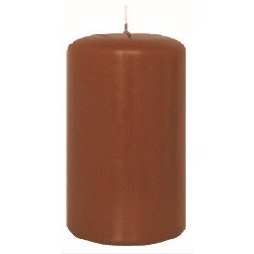 Kerzen Stumpenkerzen Haselnuss, 120 x 40 mm, 16 Stück