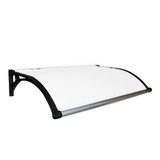 thumbnail of Pensilina tettoia bianca con illuminazione led e pannello solare per autoricarica Torradora - 100x120 cm Trasparente