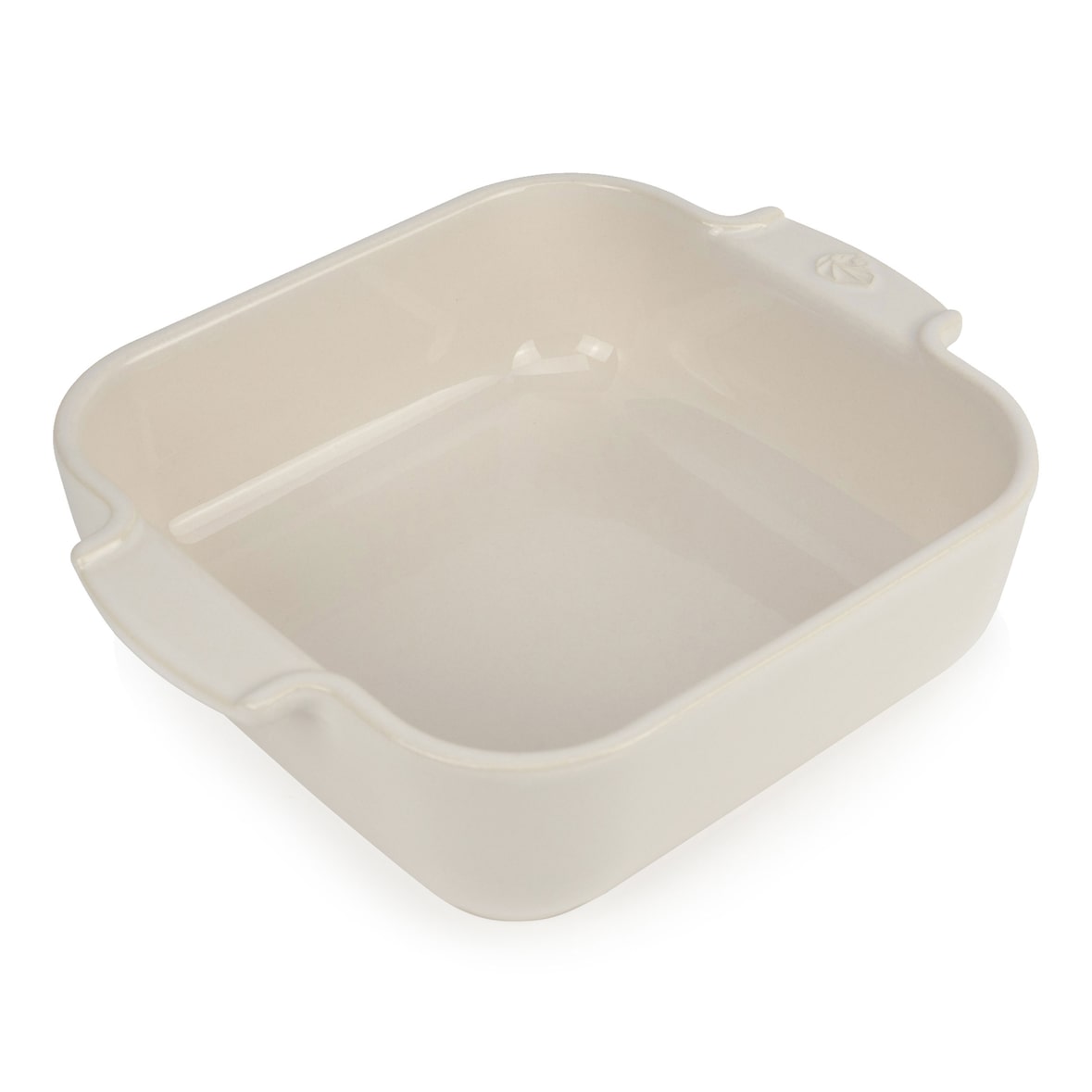 PEUGEOT Keramik Auflaufform APPOLIA 21cm Quadratisch Ecru Spülmaschinenfest