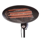 thumbnail of Riscaldatore da terrazza Sunred Elektra Quartz - Alluminio - Rame - Lunghezza 52 cm - Altezza 180–214 cm - da pavimento - nero - 2000 Watt