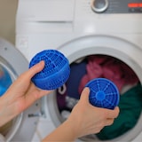 thumbnail of Relaxdays Waschball 2er Set, Waschkugel für Waschmaschine, Waschen ohne Waschmittel, umweltfreundlich, Wäscheball, blau