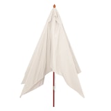 thumbnail of Sonnenschirm Florida, Gartenschirm Marktschirm, 3x4m Polyester/Holz 6kg ~ creme