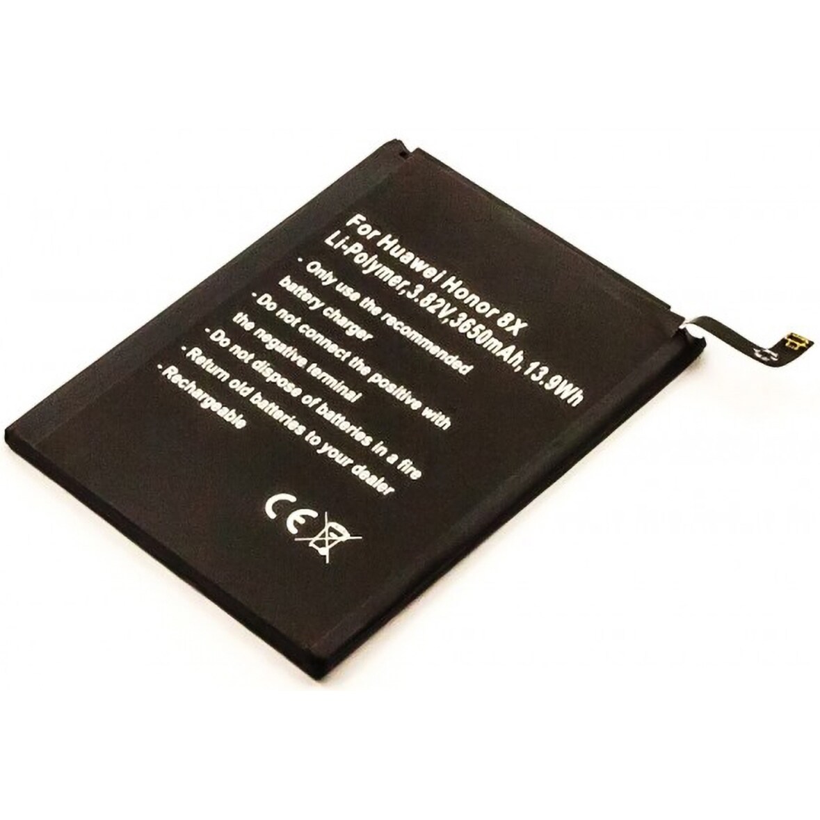 Akku für Huawei Honor 8X/Honor 8X Dual Si Li-Pol 3,82 Volt 3650 mAh schwarz