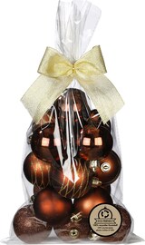 thumbnail of 16 Weihnachtskugeln 6cm Kunststoff Christbaumkugeln Weihnachtsbaumkugeln Motiv
