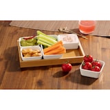 thumbnail of Secret de Gourmet - Conjunto de lanche de 6 peças em bambu branco