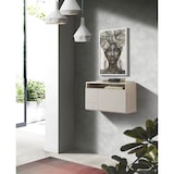 thumbnail of Escritorio suspendido 628 modelo OPORTO en melamina Roble con puerta visón abatible, de HERDASA.