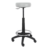 thumbnail of Taburete Tolosa similpiel gis claro