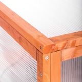 thumbnail of tectake Serre Châssis de Jardin pour Carré Potager 115 x 53 x 34 cm 115 x 53 x 34 cm Marron