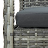 thumbnail of vidaXL 4-tlg. Garten-Lounge-Set mit Auflagen Poly Rattan Grau
