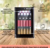 thumbnail of Beercave 70 Kühlschrank 70 Ltr 3 Böden 3-fach isolierte Glastür Touch Schwarz