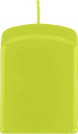 thumbnail of Quader Kerzen, Block Kerzen, quadratische Kerzen Lime Grün 8 x Ø 6/6 cm, 4 Stück