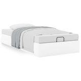 thumbnail of vidaXL Ottoman-Bett ohne Matratze Weiß 90x190 cm Kunstleder