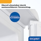 thumbnail of Exquisit Kühlschrank ohne Gefrierfach, EEK: C, 118 Liter, 4-Sterne-Gefrierfach, Gemüseschublade, Türanschlag wechselbar, KS16-4-HE-040C weiss