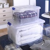 thumbnail of Caja de almacenamiento, transparente, 16 Litros, sin ruedas, PLASTIC FORTE