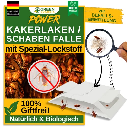 Kakerlaken / Schaben Falle mit Spezial-Lockstoff: 15