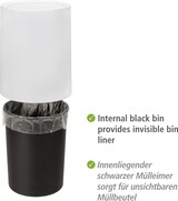 thumbnail of WENKO Schwingdeckeleimer Mod. Atri Weiß, Fassungsvermögen: 6 Liter