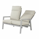 thumbnail of Sofá de exterior reclinable, Aluminio, Color Gris, 82x112x126