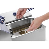 thumbnail of Freidora Hendi Kitchen Line de 3x6 litros 6600W fabricada en acero inoxidable