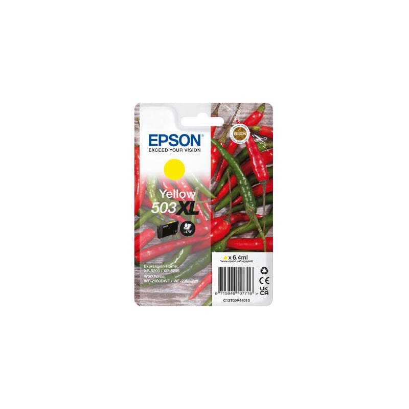 Epson 503Xl Original Tintenpatrone mit hoher Ausbeute (Xl) Gelb