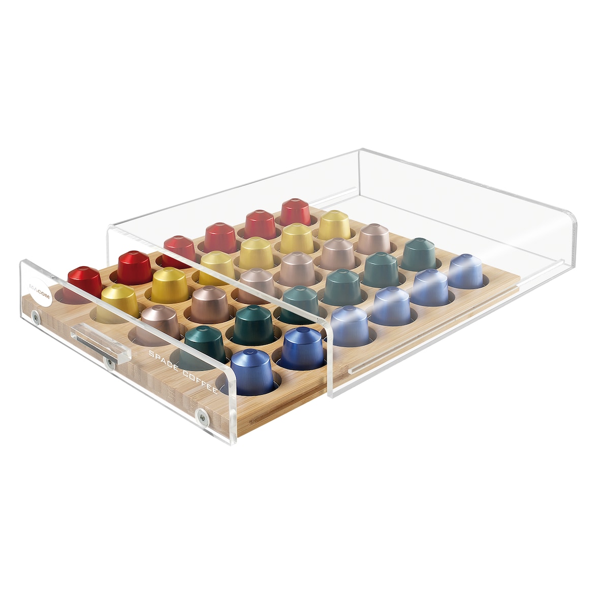 MACOM portacapsule a cassetto salvaspazio universale