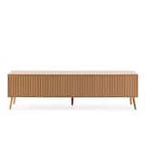 thumbnail of Meuble TV Lluvia 4 portes, coloris chêne, longueur 160 cm