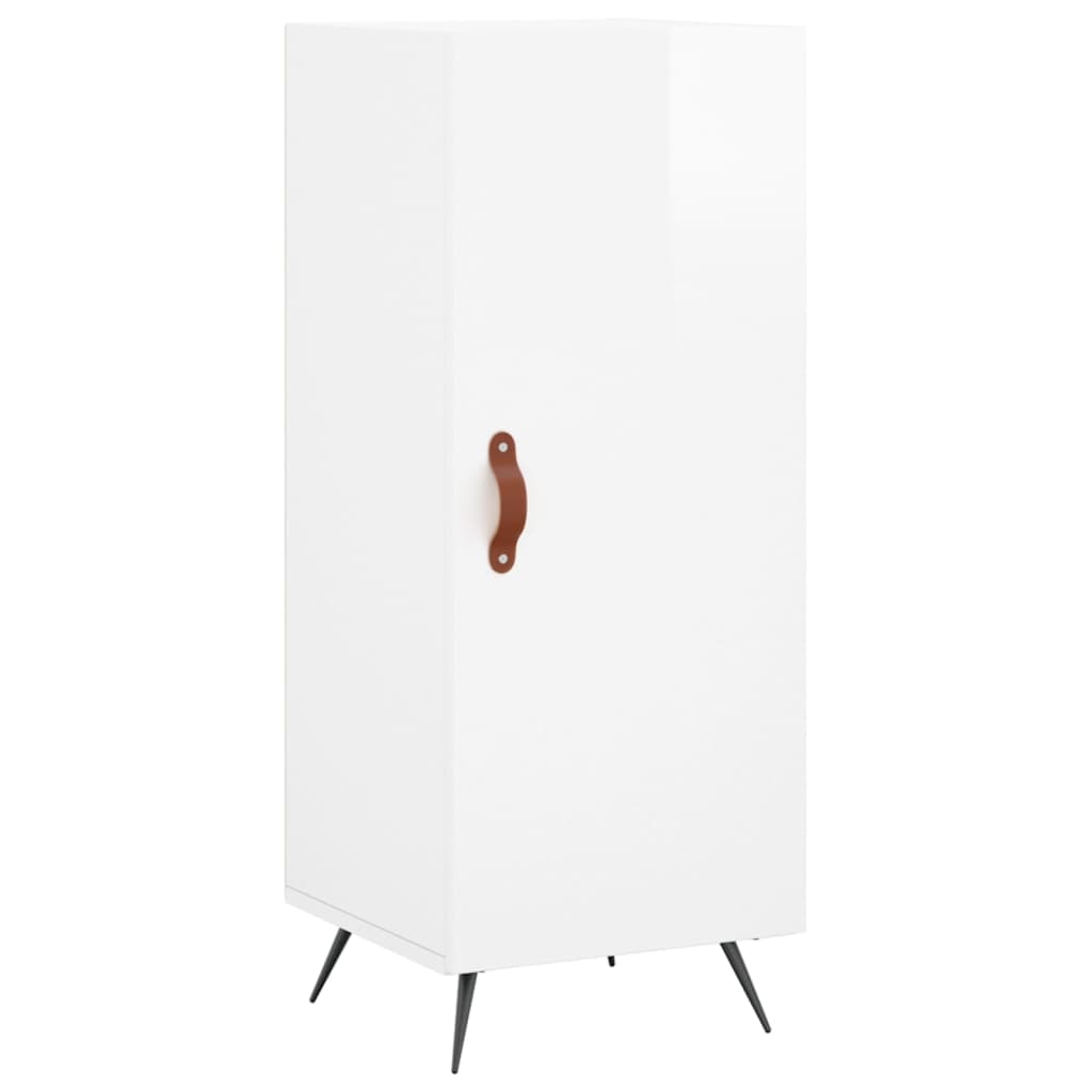 Helloshop26 - Buffet Sideboard Kommode Schrank Aufbewahrungseinheit Organizer für Küche Wohnzimmer Hochglanzlackierung 34,5 x 34 x 02_0030635
