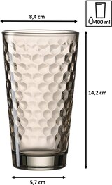 thumbnail of Ritzenhoff & Breker Favo Krug- und Longdrinkglasset 7-teilig braun