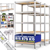 thumbnail of Monzana 2x Schwerlastregal 180x90x60cm 875kg 5 MDF-Platten