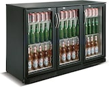 thumbnail of Gastro Flaschenkühlschrank Getränkekühlschrank Kühlschrank 338 L 3 Flügeltüren 2/10°C