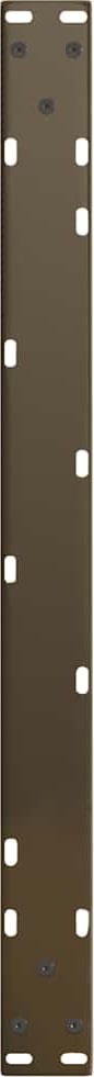 thumbnail of Helloshop26 - Set aus 2 V-förmigen Couchtischbeinen 70 x 42–43,3 cm stabiler Sitz modernes Design Stahl natur 02_0056927