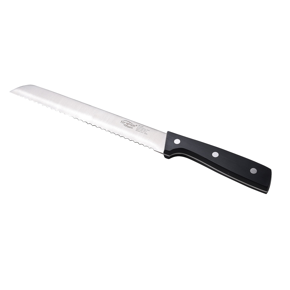 San Ignacio - Coltello da pane Expert 20 cm in acciaio inox