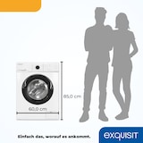 thumbnail of Exquisit Waschmaschine WA6110-020A weiss | 6 kg Fassungsvermögen | Energieeffizienzklasse A | 16 Waschprogramme | Kindersicherung