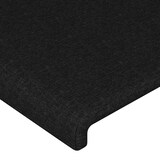 thumbnail of vidaXL Kopfteil mit Ohren Schwarz 103x23x118/128 cm Stoff