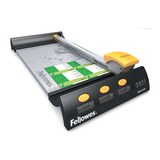 thumbnail of Fellowes Cisalha Electron A4, corta documentos até A4, capacidade de corte até 10 folhas, guia LED indica a linha de corte, base metálica