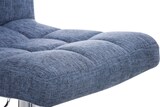 thumbnail of CHEFGASTRO 2er Set Barhocker ALASKA Stoff Chrom HxBxT 94x46x47cm Stoff Blau Barstuhl