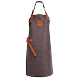 thumbnail of 161 - Rusticstyle Latzschürze, Nappaleder, B 60 x L 82 cm : taupe 100% Leder