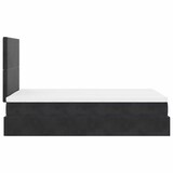 thumbnail of vidaXL Ottoman-Bett mit Matratzen Schwarz 120x190 cm Samt