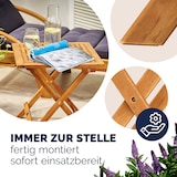 thumbnail of Deuba Gartentisch Beistelltisch Klappbar Holz Akazie 46x46cm