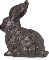 thumbnail of Dekofigur Hase aus Gusseisen braun Antik-Look - Gartendeko Osterhase wetterfest für draußen -  für Garten Terrasse Balkon ca. 22x11x22 cm