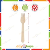 thumbnail of DayBays 100000 Stk. Holzlöffel 16 cm Einweg Löffel aus Holz Geschmacks- und Geruchsneutral