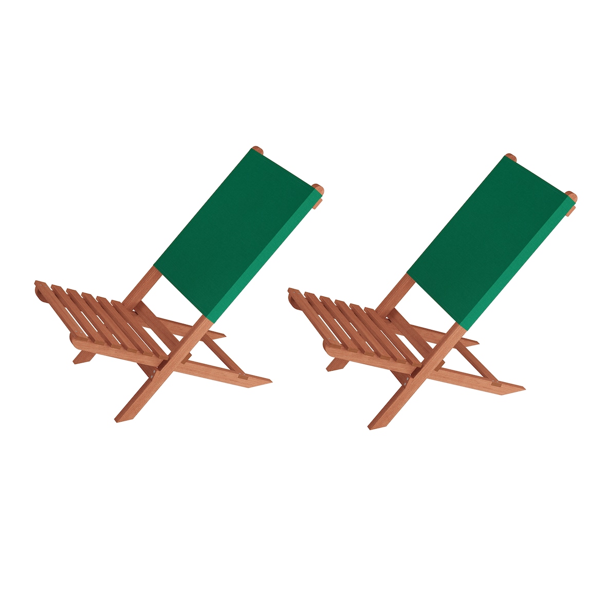 Klappstuhl Strandstuhl Anglerstuhl Gartenstuhl Stuhl zum Zusammenstecken grüner Bezug V-10-352