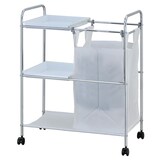 thumbnail of Oreste Luchetta carrello RISOR struttura realizzata in metallo cromato H.80 x L.62 x P.39 cm